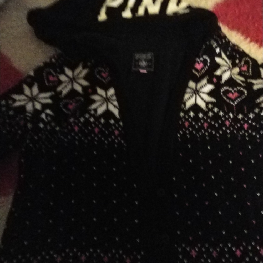 Victoria secret pink cardigan